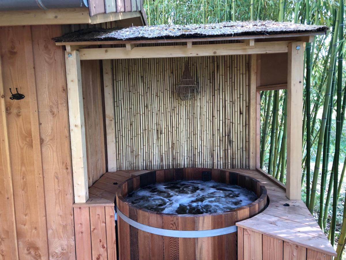 Maisonette Et Spa Bois La Bégude-de-Mazenc Kültér fotó