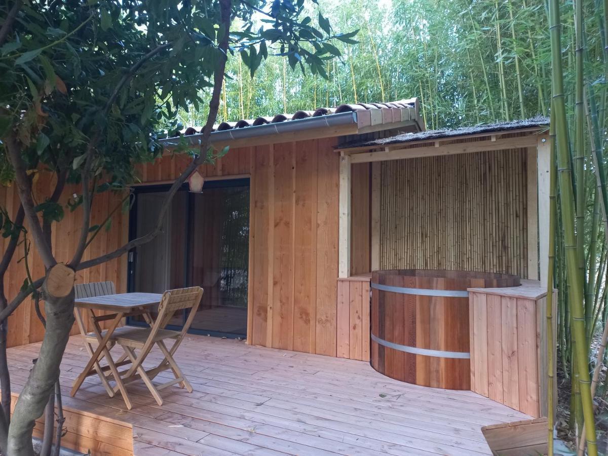 Maisonette Et Spa Bois La Bégude-de-Mazenc Kültér fotó